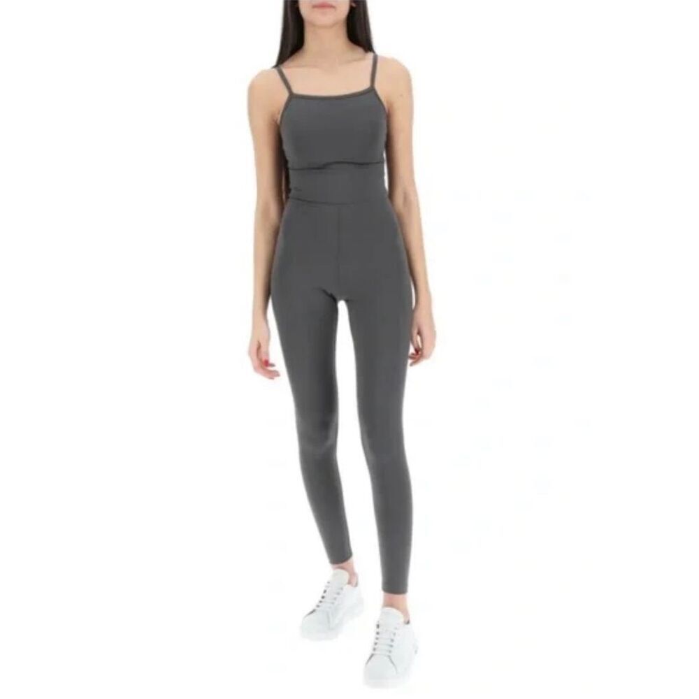 NWOT Girlfriend Collective The Unitard Gray Athletic Jumpsuit One Piece Catsuit